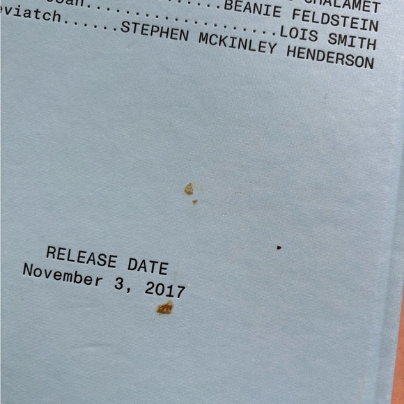 A24 Lady Bird Screenplay Book - Picture 4 of 6